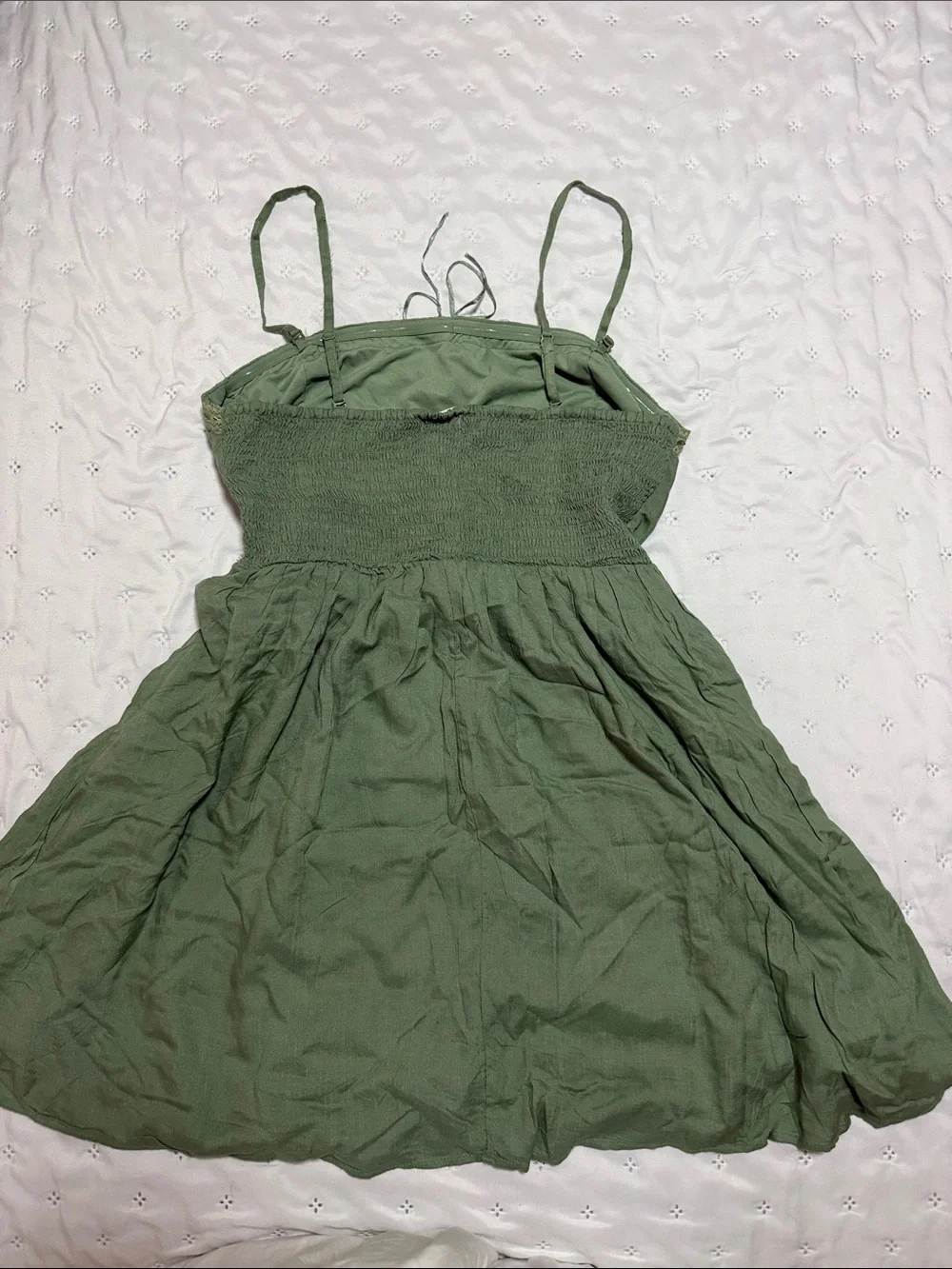 Aeropostale Green Spaghetti Strap Mini Dress - Picture 3 of 4